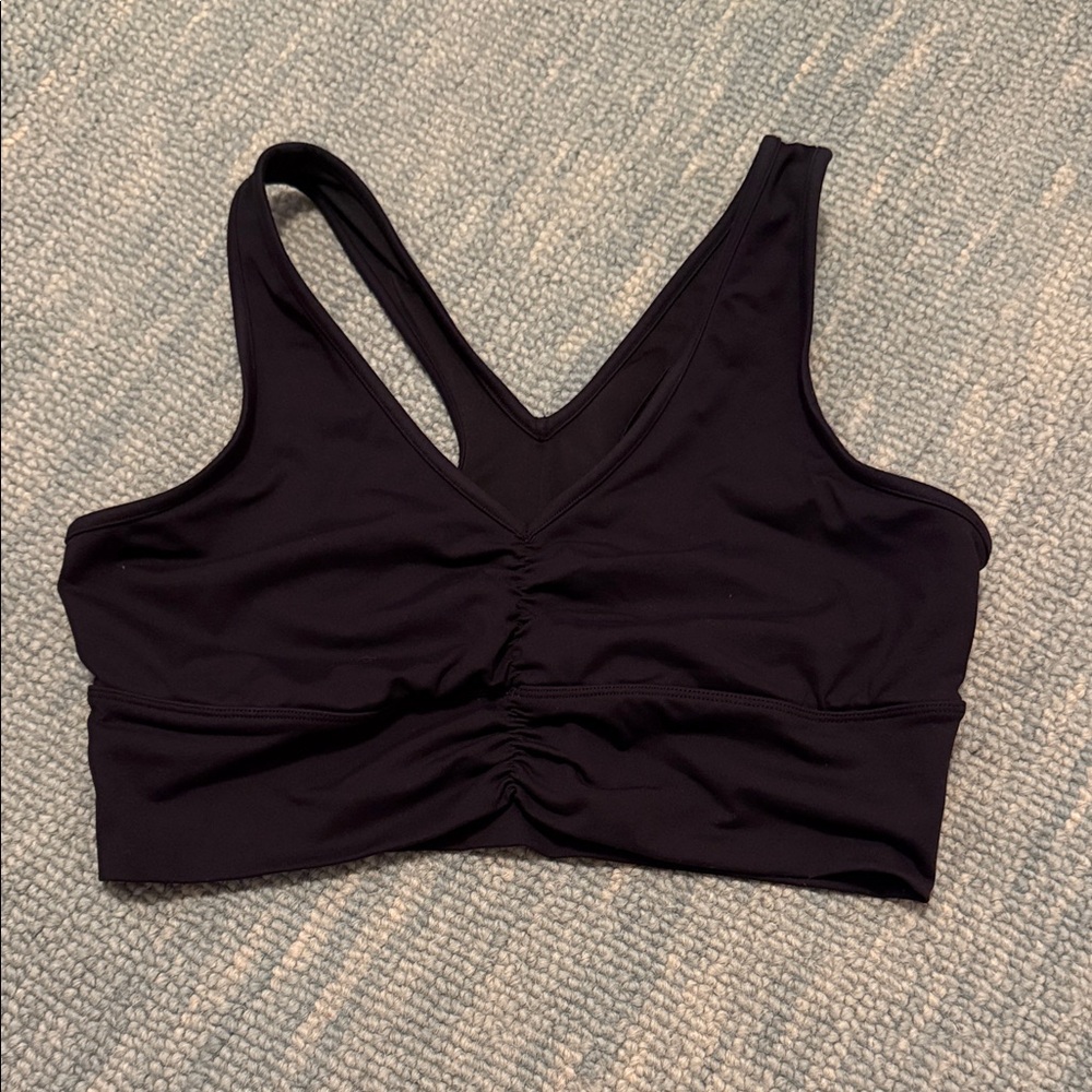 ALO Yoga Black Racerback Sports Bra